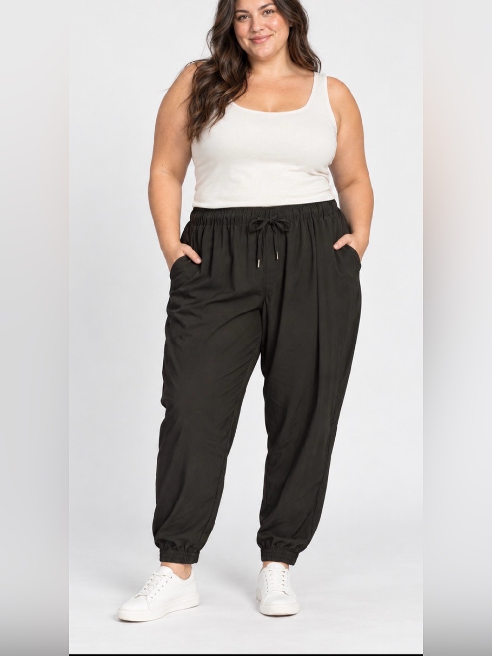 Wildfang The Empower Drawstring Pant Black Size 1X NWT Jogger Pants